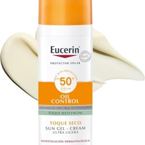 Eucerin Oil Control FPS50 Protector Solar Facial Piel Grasa Antibrillo 50ml México