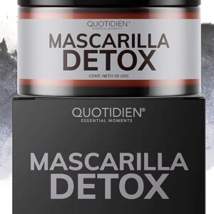 Mascarilla Facial Carbón Activado Detox Limpieza Profunda Puntos Negros México