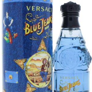 Perfume Versace Blue Jeans Hombre Original EDT 75ml Fragancia Clásica México